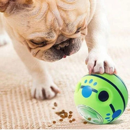 Interactive Treat Dispensing Giggle Ball Enrichment Toy