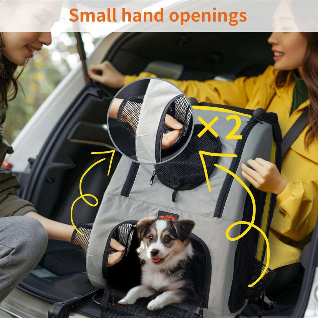 2 in 1 Portable Pet Stroller and Travel Car Seat Carrier for Small Dogs