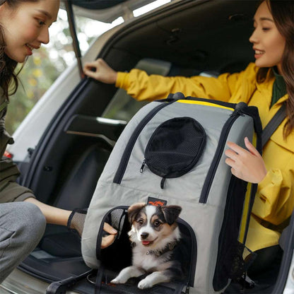 2 in 1 Portable Pet Stroller and Travel Car Seat Carrier for Small Dogs