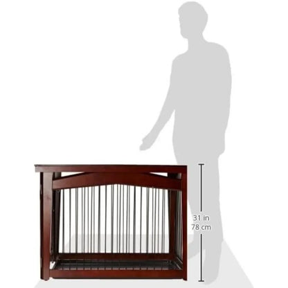 2-in-1 Configurable Pet Crate and Gate